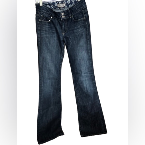Paige Hidden Hills High Rise Bootcut Jeans Denim Stretch  Size 27